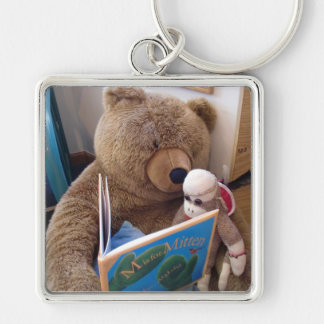 Ernie the Sock Monkey Book Keychain