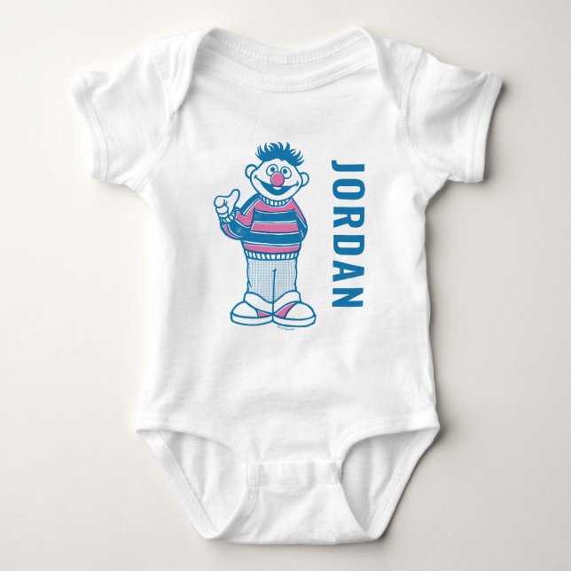 Ernie | U Mad, Bert? Baby Bodysuit (Front)