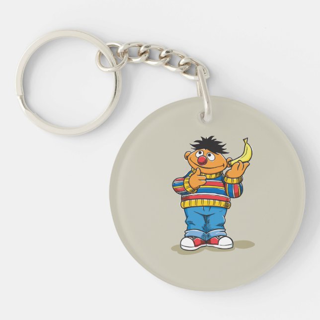 Ernie's Bananas Key Ring (Front)