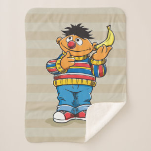 Ernie's Bananas Sherpa Blanket