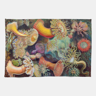 Ernst Haeckel Actiniaea sea anemone Tea Towel