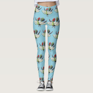 Ernst Haeckel Colourful Hummingbird Nature Art Leggings