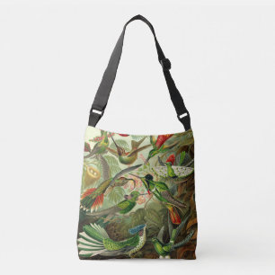 Ernst Haeckel Hummingbird Ornithology Illustration Crossbody Bag