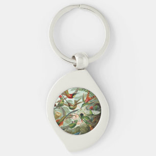 Ernst Haeckel Hummingbirds - Art Forms of Nature Key Ring