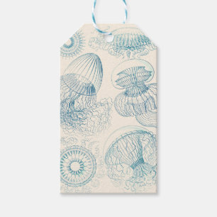 Ernst Haeckel Jellyfish Vintage Science Art Gift Tags