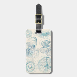 Ernst Haeckel Jellyfish Vintage Science Art Luggage Tag
