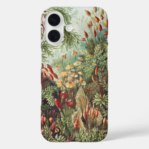 Ernst Haeckel Moss Nature Print Dark Academia iPhone 16 Case