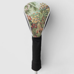 Ernst Haeckel Moss Nature Print Dark Academia Golf Head Cover