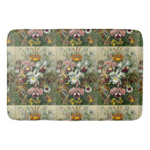Ernst Haeckel Orchid - Art Forms of Nature Bath Mat