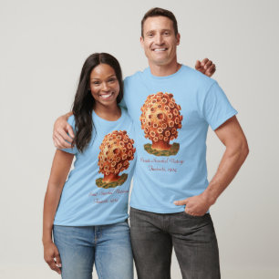Ernst Haeckel Red Coral Nautical Sea Life T-Shirt