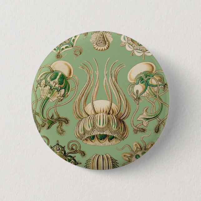Ernst Haeckel’s Narcomedusae 6 Cm Round Badge (Front)