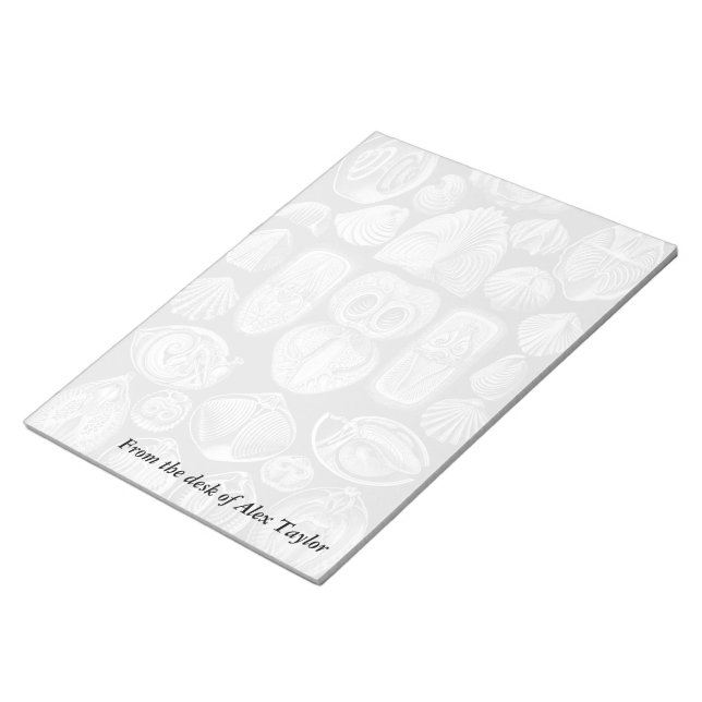 Ernst Haeckel Spirobranchia Notepad (Angled)