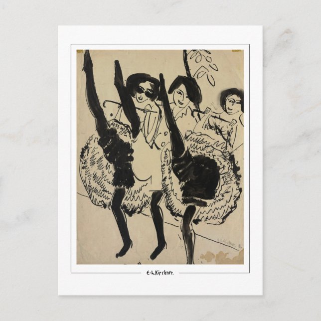 Ernst Ludwig Kirchner #261-2 - Fine Art Postcard (Front)