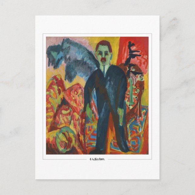 Ernst Ludwig Kirchner #360 - Fine Art Postcard (Front)