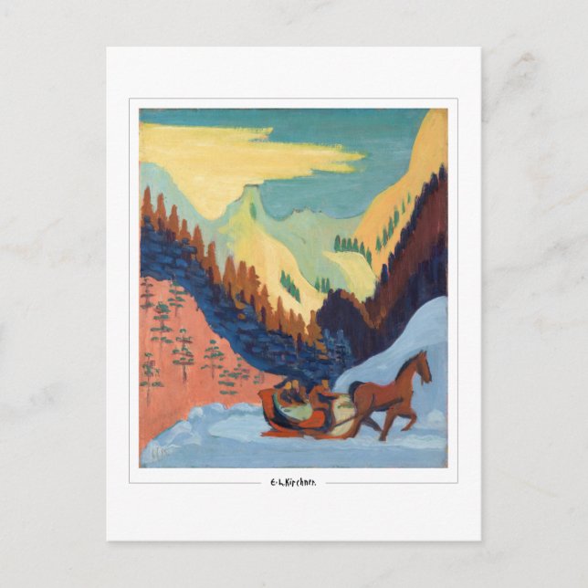 Ernst Ludwig Kirchner #444 - Fine Art Postcard (Front)