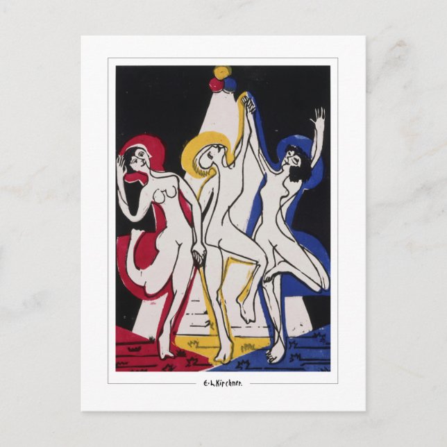 Ernst Ludwig Kirchner #590 - Fine Art Postcard (Front)