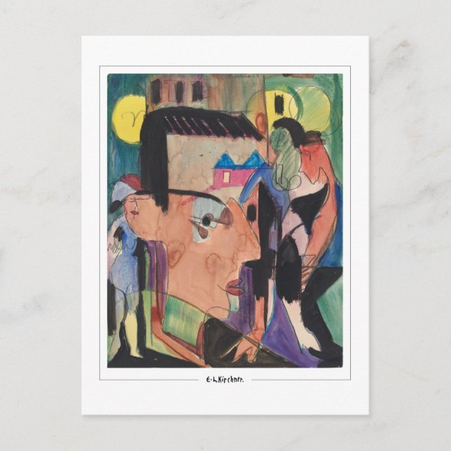 Ernst Ludwig Kirchner #601-2 - Fine Art Postcard (Front)