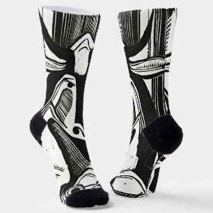 Ernst Ludwig Kirchner Cow Woodcut - Art Socks
