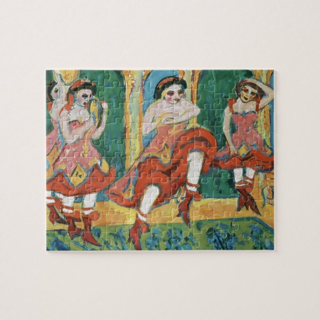 Ernst Ludwig Kirchner- Czardas Dancers Jigsaw Puzzle (Horizontal)