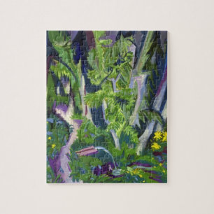 Ernst Ludwig Kirchner- Mountain Forest Jigsaw Puzzle