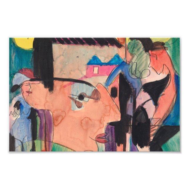 Ernst Ludwig Kirchner Self Portrait Photo Print (Front)