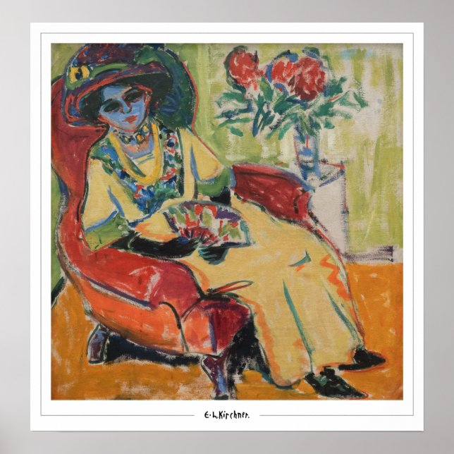 Ernst Ludwig Kirchner Zedign Art Poster #141-2 (Front)