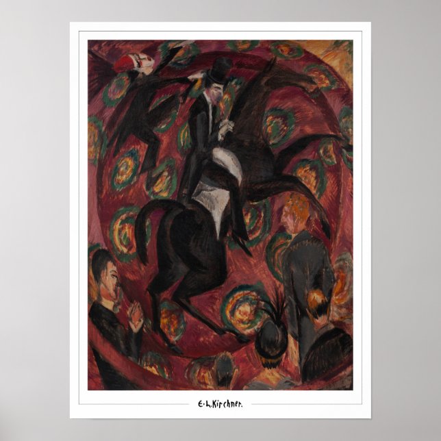 Ernst Ludwig Kirchner Zedign Art Poster #299 (Front)