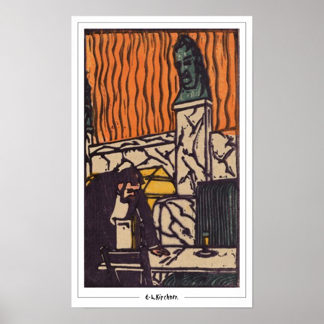 Ernst Ludwig Kirchner Zedign Art Poster #356-2 (Front)