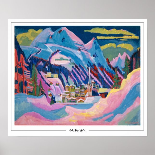 Ernst Ludwig Kirchner Zedign Art Poster #464 (Front)
