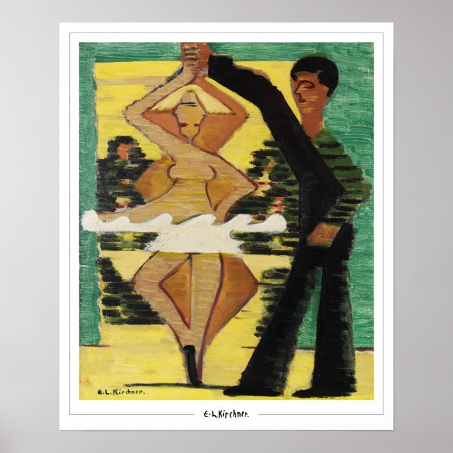 Ernst Ludwig Kirchner Zedign Art Poster #48 (Front)