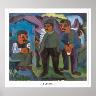 Ernst Ludwig Kirchner Zedign Art Poster #523-2