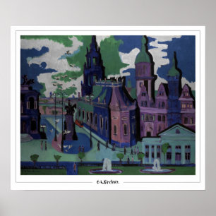 Ernst Ludwig Kirchner Zedign Art Poster #569