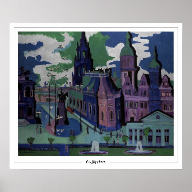 Ernst Ludwig Kirchner Zedign Art Poster #569 (Front)