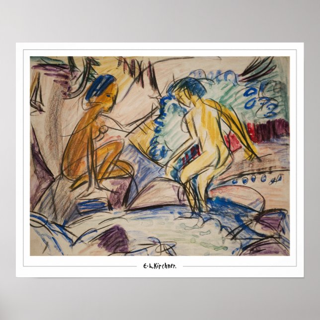 Ernst Ludwig Kirchner Zedign Art Poster #643 (Front)