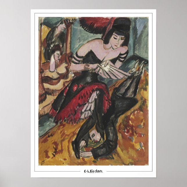 Ernst Ludwig Kirchner Zedign Art Poster #658-2 (Front)