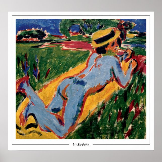 Ernst Ludwig Kirchner Zedign Art Poster #9 (Front)