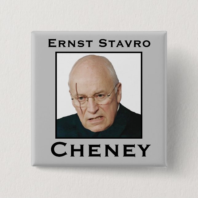 Ernst Stavro Cheney 15 Cm Square Badge (Front)