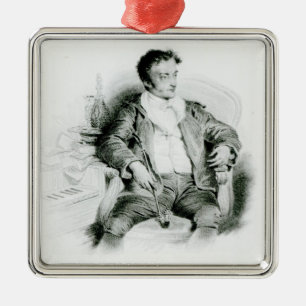 Ernst Theodor Amadeus Hoffmann Metal Tree Decoration