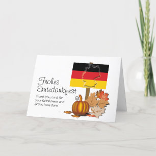 Erntedankfest German THANKSGIVING Holiday Card
