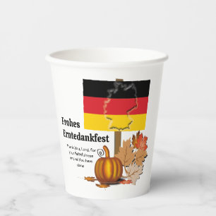 Erntedankfest   German THANKSGIVING Paper Cups