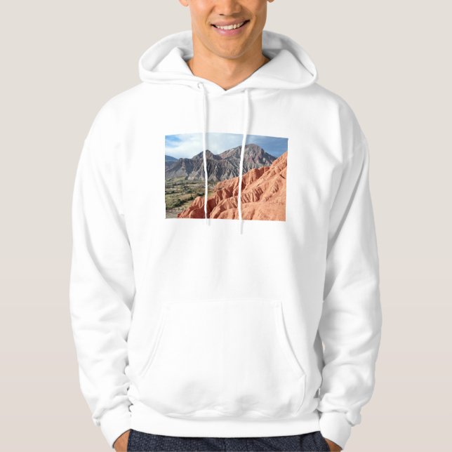 Eroded Mountain Range In Salta Province Hoodie (Front)
