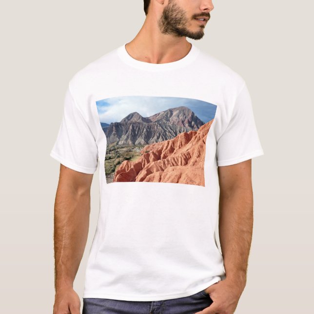 Eroded Mountain Range In Salta Province T-Shirt (Front)