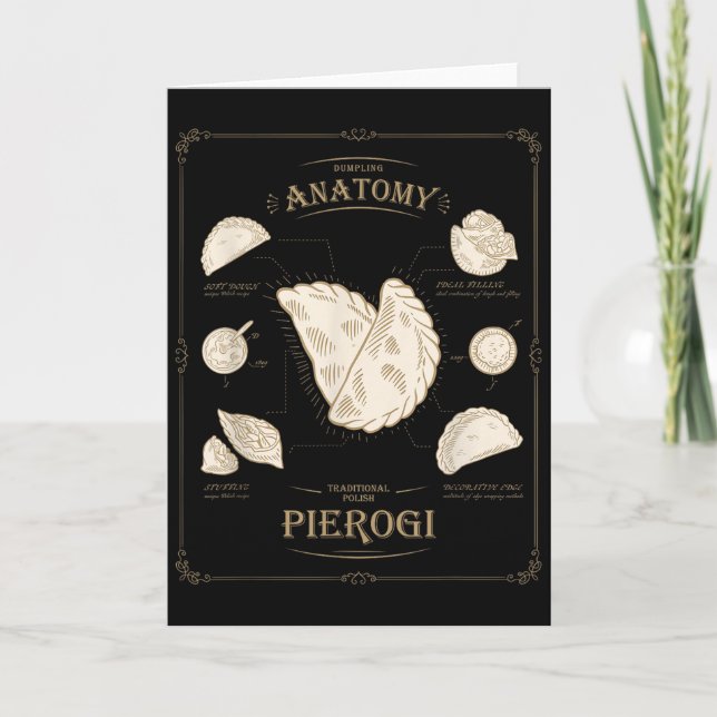 Erogi Dumpling Anatomy Unique Lish Recipe Tee, Per Card (Front)