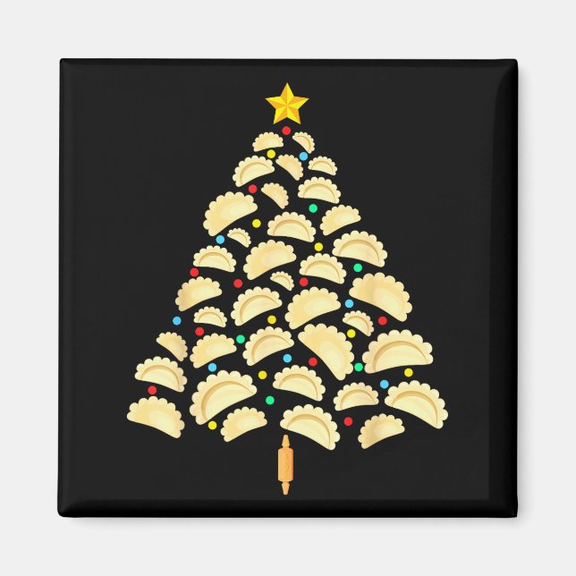 Erogi Tree Lish Christmas Food Funny Tee Men Women Magnet (Front)