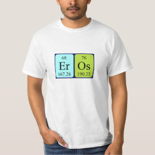 Eros periodic table name shirt