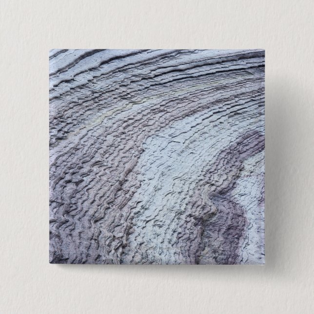 Erosion ,Zion National Park ,Utah 2 15 Cm Square Badge (Front)