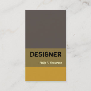 Eroxion Masculine Colour Block Consultant Business Card