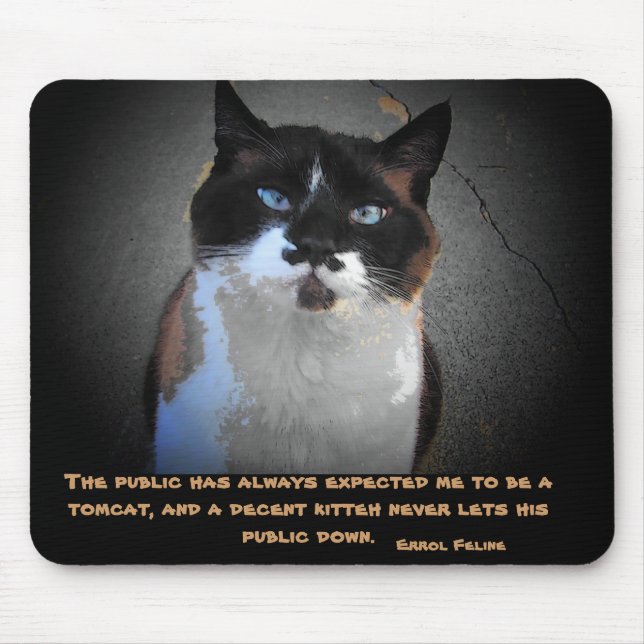 Errol Feline - International Tomcat Mouse Pad (Front)