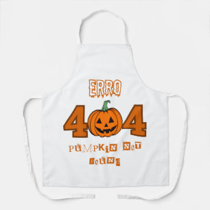 Error 404 Costume Not Found Halloween for women Apron