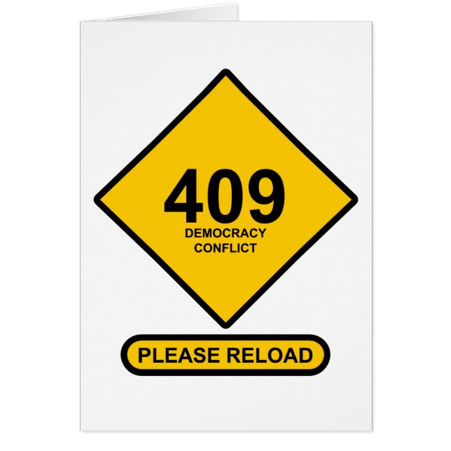 Error 409: Democracy Conflict (Front)